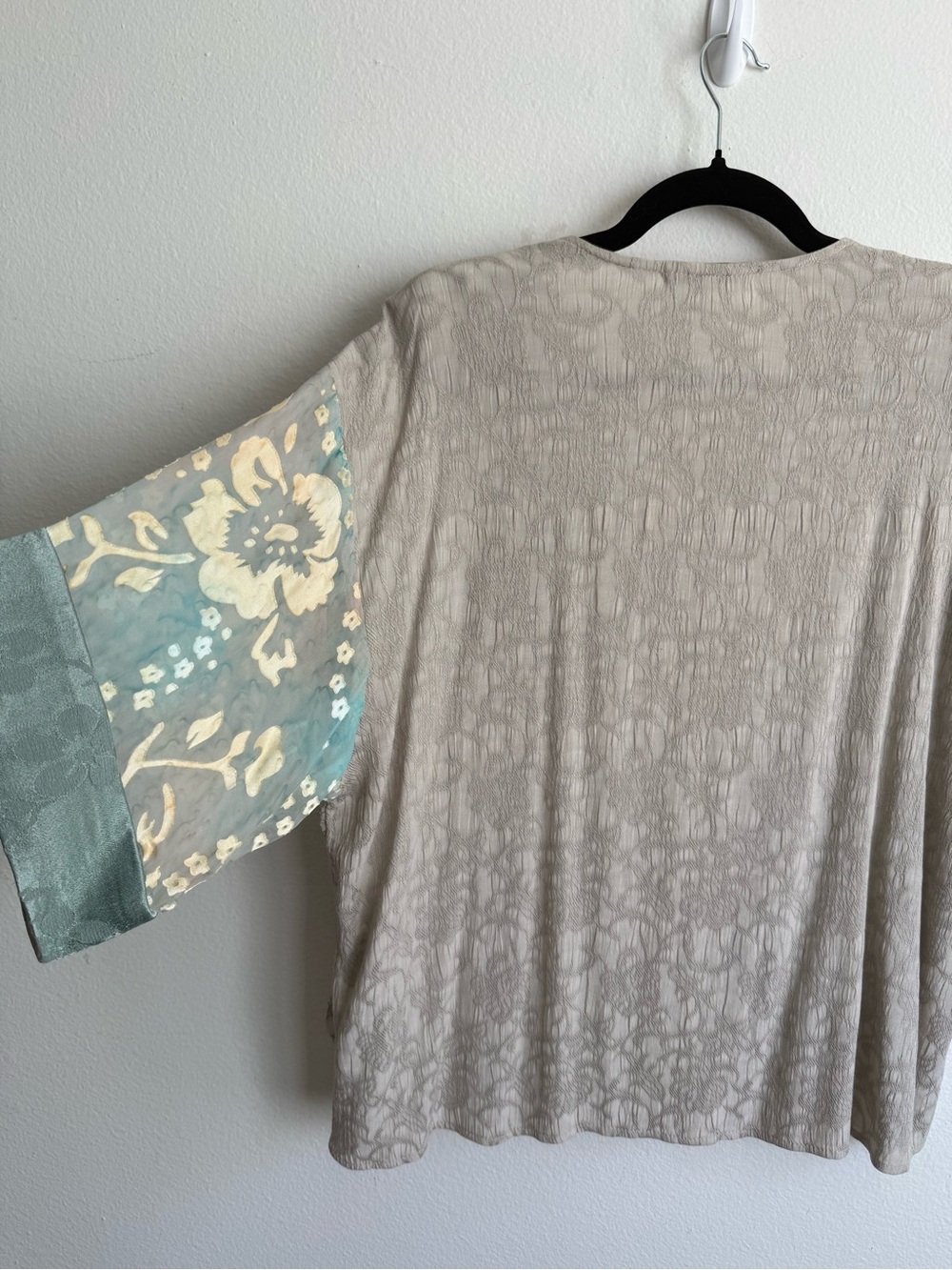 Spencer Alexis Patchwork Floral Kimono Cardigan Size S - Picture 5 of 7